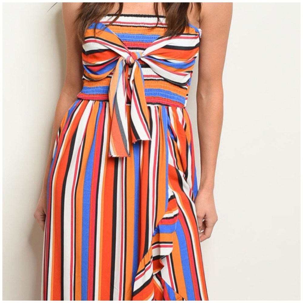 LAST ONE❗DO+BE Sexy Chic Strapless Maxi Dress - Picture 5 of 7